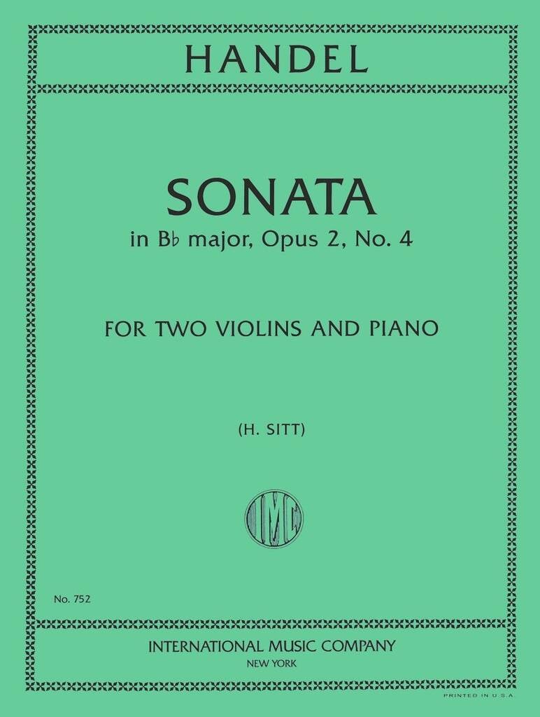 Sonata B Flat Major Op.2/4